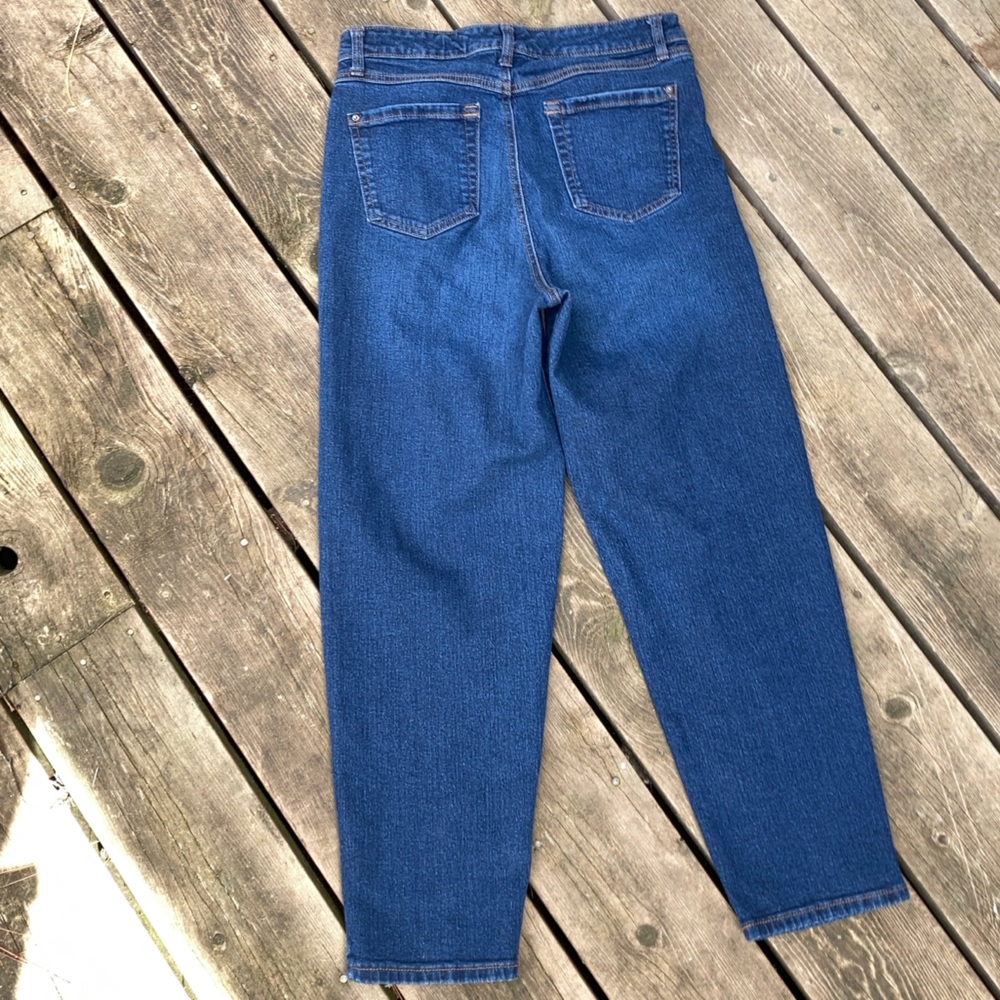 INC INTERNATIONAL CONCEPTS Jeans High Rise Barrel Balloon Blue Size 6  28